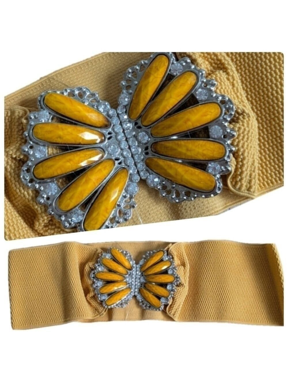5/$20!!  Vintage buckle elastic wasteband - Picture 2 of 6